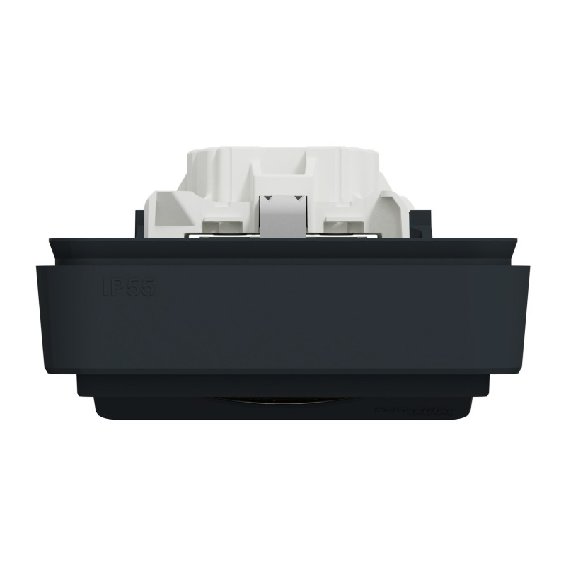 Mureva Styl EV | Подсилен контакт | Скрит монтаж, 16A, IP55, IK08, антрацит Mureva Styl EV | Подсилен контакт | Скрит монтаж, 16A, IP55, IK08, антрацит