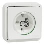 Mureva Styl EV | Подсилен контакт | Скрит монтаж, 16A, IP55, IK08, бял