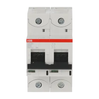 ABB S802PV-SP40 | Фотоволтаичен автоматичен прекъсвач (DC) | 2P, 40A