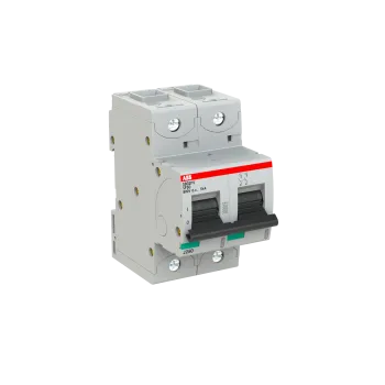 ABB S802PV-SP50 | Фотоволтаичен автоматичен прекъсвач (DC) | 2P, 50A