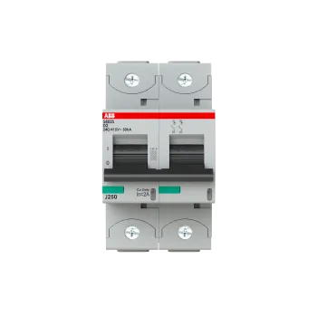 ABB S802S-D2 | Автоматичен прекъсвач | 2P, 2A, крива D