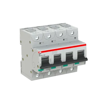 ABB S804S-D2 | Автоматичен прекъсвач | 4P, 2A, крива D ABB S804S-D2 | Автоматичен прекъсвач | 4P, 2A, крива D