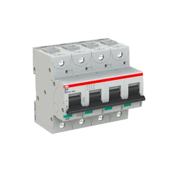 ABB S804S-D2.5 | Автоматичен прекъсвач | 4P, 2.5A, крива D ABB S804S-D2.5 | Автоматичен прекъсвач | 4P, 2.5A, крива D