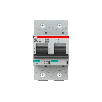 ABB S802P-B100 | Автоматичен прекъсвач | 2P, 100A, крива B