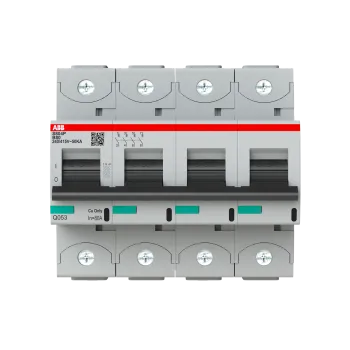 ABB S804P-B80 | Автоматичен прекъсвач | 4P, 80A, крива B