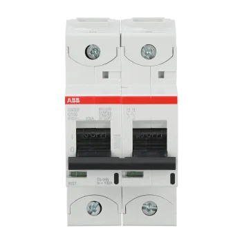 ABB S802P-C100 | Автоматичен прекъсвач | 2P, 100A, крива C