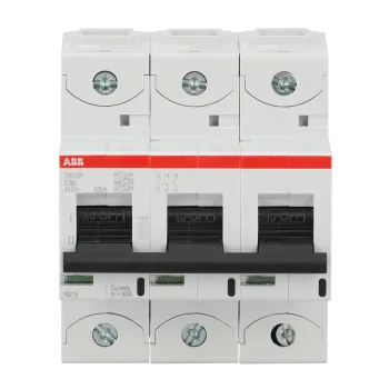 ABB S803P-C80 | Автоматичен прекъсвач | 3P, 80A, крива C