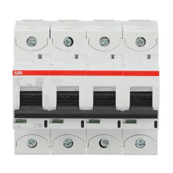 ABB S804P-C80 | Автоматичен прекъсвач | 4P, 80A, крива C