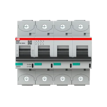 ABB S804P-C100 | Автоматичен прекъсвач | 4P, 100A, крива C