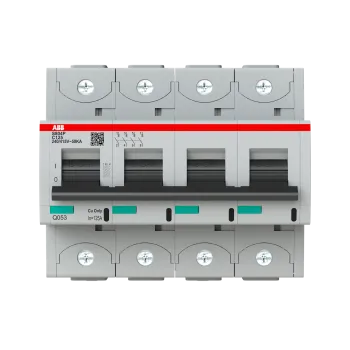 ABB S804P-C125 | Автоматичен прекъсвач | 4P, 125A, крива C