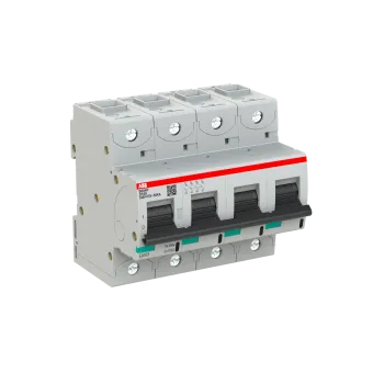 ABB S804P-D100 | Автоматичен прекъсвач | 4P, 100A, крива D ABB S804P-D100 | Автоматичен прекъсвач | 4P, 100A, крива D