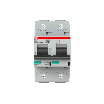 ABB S802P-K80 | Автоматичен прекъсвач | 2P, 80A, крива K