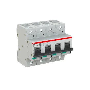 ABB S804P-K100 | Автоматичен прекъсвач | 4P, 100A, крива K ABB S804P-K100 | Автоматичен прекъсвач | 4P, 100A, крива K