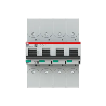 ABB S804P-C80-R | Автоматичен прекъсвач | 4P, 80A, крива C