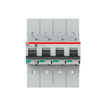 ABB S804P-C100-R | Автоматичен прекъсвач | 4P, 100A, крива C