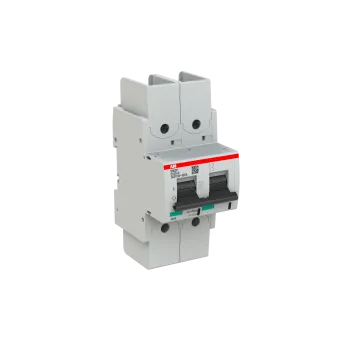 ABB S802P-D125-R | Автоматичен прекъсвач | 2P, 125A, крива D