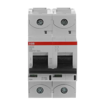 ABB S802S-C20 | Автоматичен прекъсвач | 2P, 20A, крива C