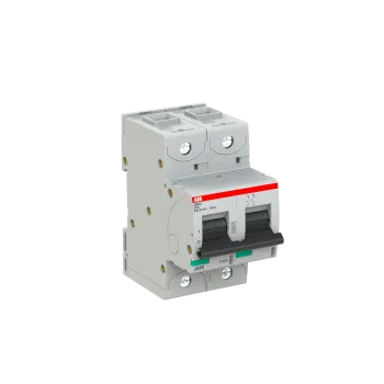 ABB S802S-D63 | Автоматичен прекъсвач | 2P, 63A, крива D ABB S802S-D63 | Автоматичен прекъсвач | 2P, 63A, крива D