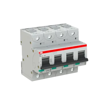 ABB S804S-D6 | Автоматичен прекъсвач | 4P, 6A, крива D ABB S804S-D6 | Автоматичен прекъсвач | 4P, 6A, крива D