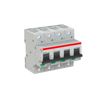 ABB S804S-C6 | Автоматичен прекъсвач | 4P, 6A, крива C ABB S804S-C6 | Автоматичен прекъсвач | 4P, 6A, крива C