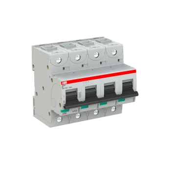 ABB S804S-B6 | Автоматичен прекъсвач | 4P, 6A, крива B ABB S804S-B6 | Автоматичен прекъсвач | 4P, 6A, крива B