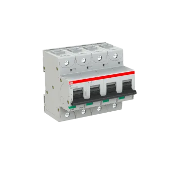 ABB S804S-K6 | Автоматичен прекъсвач | 4P, 6A, крива K ABB S804S-K6 | Автоматичен прекъсвач | 4P, 6A, крива K