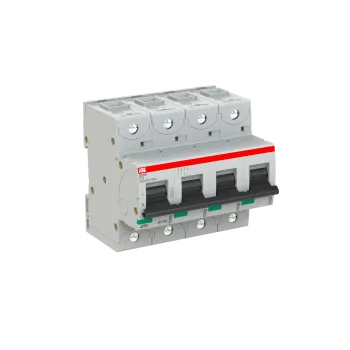 ABB S804S-C10 | Автоматичен прекъсвач | 4P, 10A, крива C ABB S804S-C10 | Автоматичен прекъсвач | 4P, 10A, крива C
