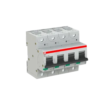 ABB S804S-D16 | Автоматичен прекъсвач | 4P, 16A, крива D ABB S804S-D16 | Автоматичен прекъсвач | 4P, 16A, крива D