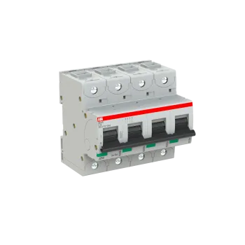 ABB S804S-C16 | Автоматичен прекъсвач | 4P, 16A, крива C ABB S804S-C16 | Автоматичен прекъсвач | 4P, 16A, крива C