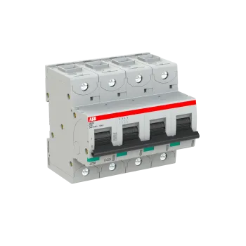 ABB S804S-D20 | Автоматичен прекъсвач | 4P, 20A, крива D ABB S804S-D20 | Автоматичен прекъсвач | 4P, 20A, крива D