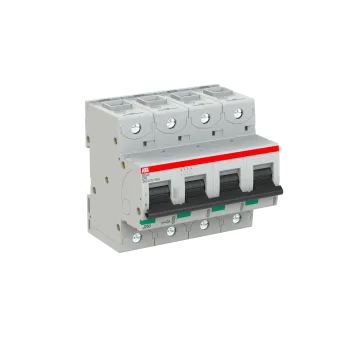 ABB S804S-C40 | Автоматичен прекъсвач | 4P, 40A, крива C ABB S804S-C40 | Автоматичен прекъсвач | 4P, 40A, крива C
