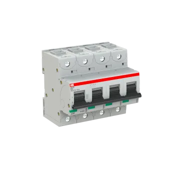 ABB S804S-D50 | Автоматичен прекъсвач | 4P, 50A, крива D ABB S804S-D50 | Автоматичен прекъсвач | 4P, 50A, крива D