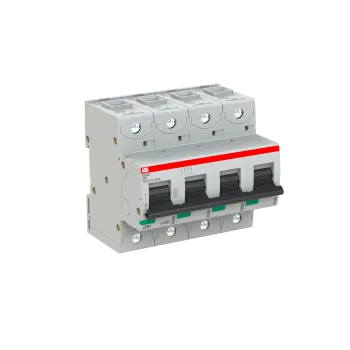 ABB S804S-C50 | Автоматичен прекъсвач | 4P, 50A, крива C ABB S804S-C50 | Автоматичен прекъсвач | 4P, 50A, крива C