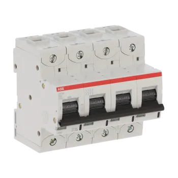 ABB S804S-B50 | Автоматичен прекъсвач | 4P, 50A, крива B ABB S804S-B50 | Автоматичен прекъсвач | 4P, 50A, крива B