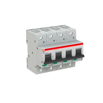 ABB S804S-D63 | Автоматичен прекъсвач | 4P, 63A, крива D ABB S804S-D63 | Автоматичен прекъсвач | 4P, 63A, крива D