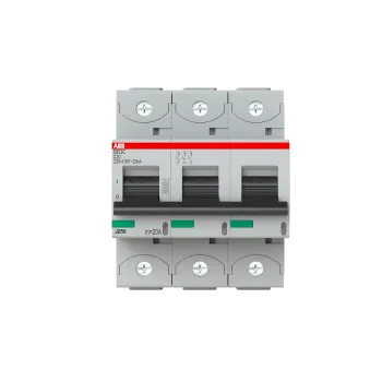 ABB S803C-C20 | Автоматичен прекъсвач | 3P, 20A, крива C