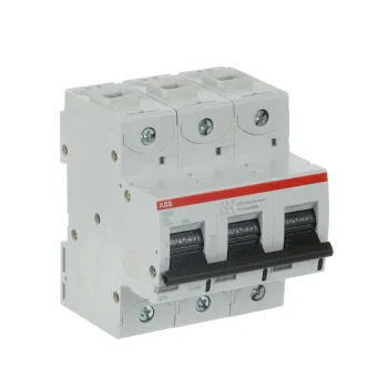 ABB S803C-D63 | Автоматичен прекъсвач | 3P, 63A, крива D ABB S803C-D63 | Автоматичен прекъсвач | 3P, 63A, крива D