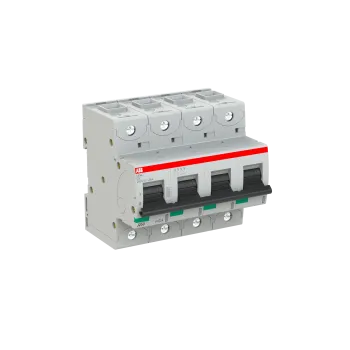 ABB S804C-C25 | Автоматичен прекъсвач | 4P, 25A, крива C ABB S804C-C25 | Автоматичен прекъсвач | 4P, 25A, крива C