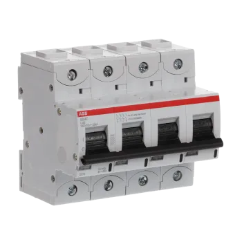 ABB S804C-C40 | Автоматичен прекъсвач | 4P, 40A, крива C ABB S804C-C40 | Автоматичен прекъсвач | 4P, 40A, крива C