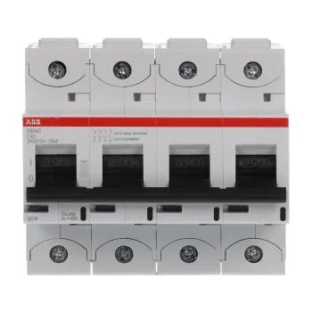 ABB S804C-C40 | Автоматичен прекъсвач | 4P, 40A, крива C