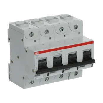 ABB S804C-C63 | Автоматичен прекъсвач | 4P, 63A, крива C ABB S804C-C63 | Автоматичен прекъсвач | 4P, 63A, крива C