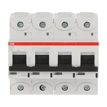 ABB S804C-B63 | Автоматичен прекъсвач | 4P, 63A, крива B