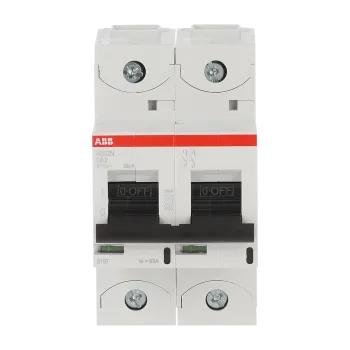 ABB S802N-D63 | Автоматичен прекъсвач | 2P, 63A, крива D