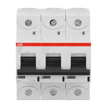 ABB S803N-C25 | Автоматичен прекъсвач | 3P, 25A, крива C