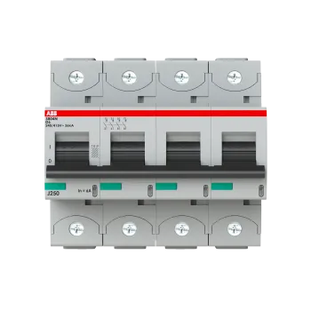 ABB S804N-D6 | Автоматичен прекъсвач | 4P, 6A, крива D