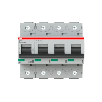 ABB S804N-C6 | Автоматичен прекъсвач | 4P, 6A, крива C
