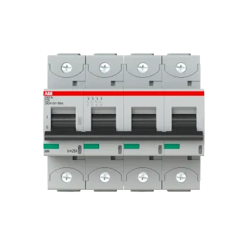 ABB S804N-C25 | Автоматичен прекъсвач | 4P, 25A, крива C