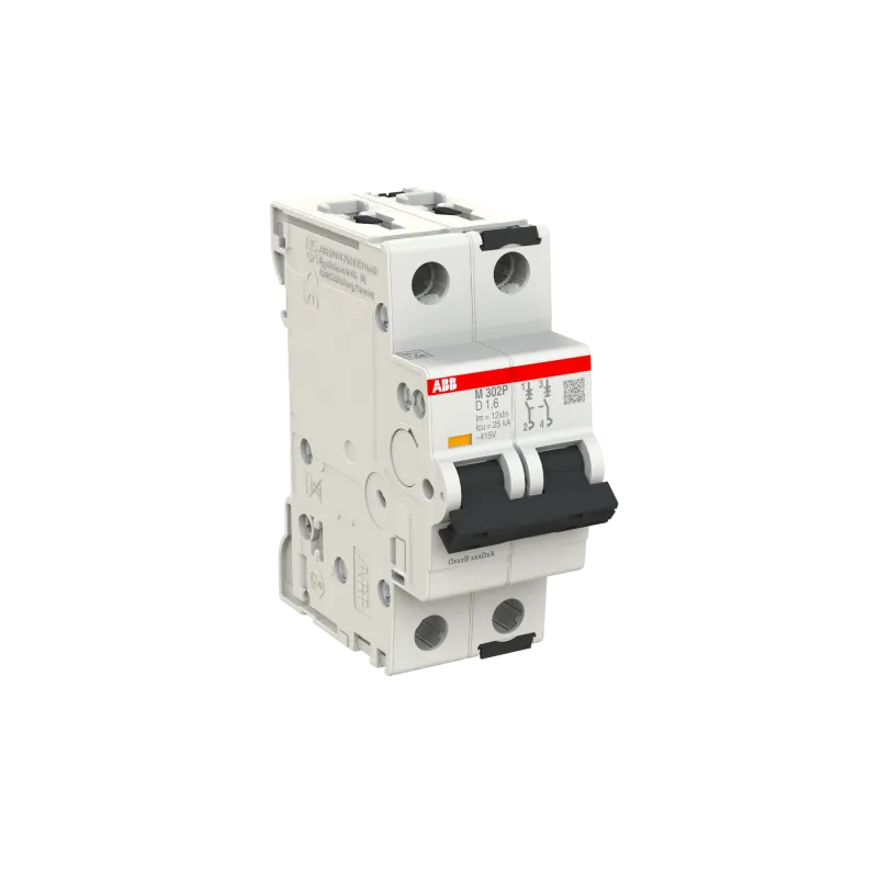 ABB M302P-D1.6 | Магнитен прекъсвач | 2P, 1.6A, крива D ABB M302P-D1.6 | Магнитен прекъсвач | 2P, 1.6A, крива D