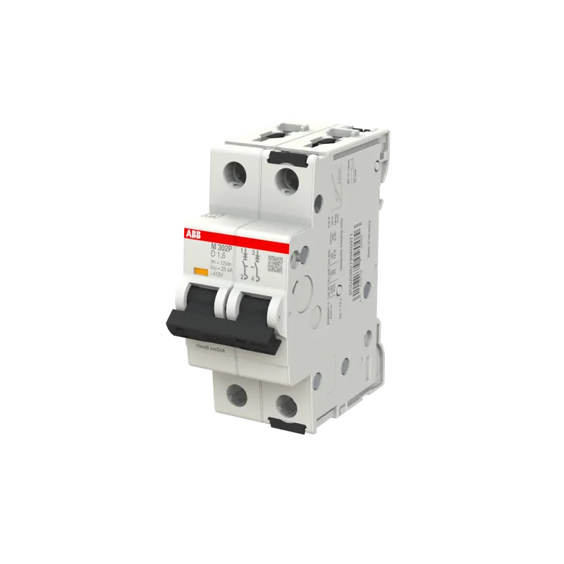 ABB M302P-D1.6 | Магнитен прекъсвач | 2P, 1.6A, крива D ABB M302P-D1.6 | Магнитен прекъсвач | 2P, 1.6A, крива D