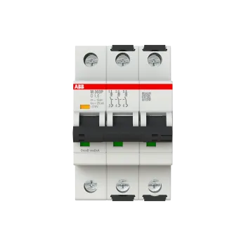ABB M303P-D1.6 | Магнитен прекъсвач | 3P, 1.6A, крива D